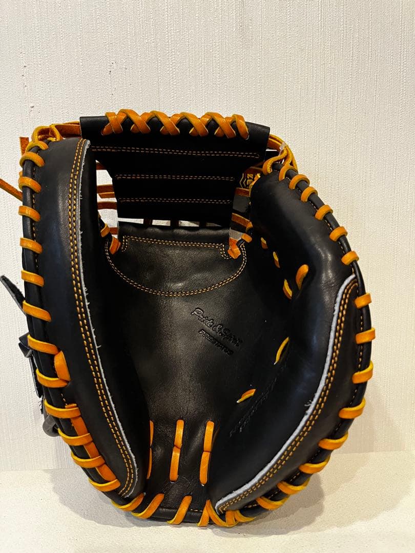 新品　ZETT 野球 少年軟式 プロステイタス　捕手用 キャッチャーミット　右投