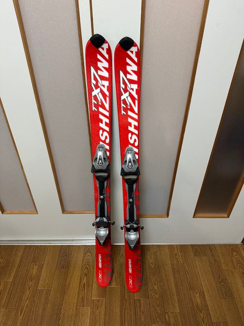 Nishizawa スキー板123cm,ブーツ22.5cm,ストック110cm