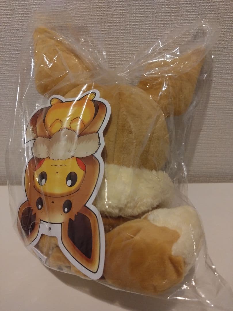 ポンチョを着たピカチュウ　イーブイ　ポケセン限定　未使用　タグ付き