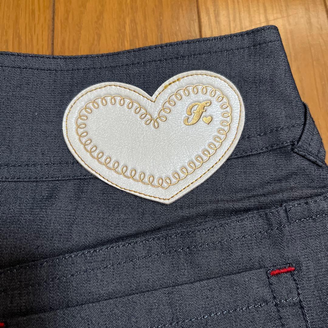 未使用★FILA ゴルフスカート　Ｌサイズ デニム　ストレッチ　プリーツ