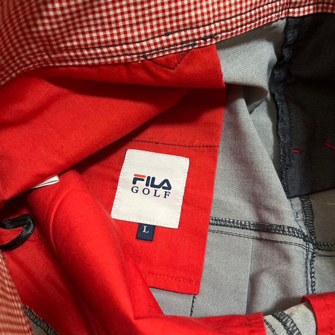 未使用★FILA ゴルフスカート　Ｌサイズ デニム　ストレッチ　プリーツ