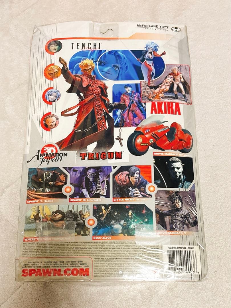 【未開封】ヴァッシュ フィギュア トライガン （スポーン SPAWN.COM）