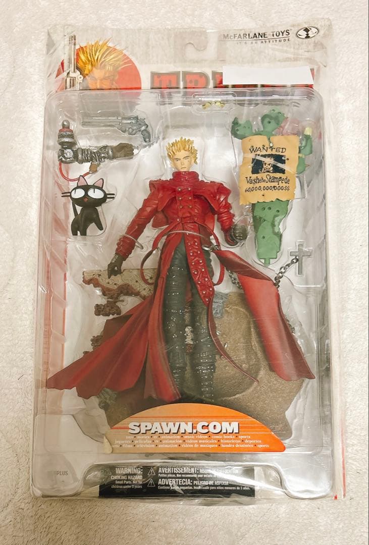 【未開封】ヴァッシュ フィギュア トライガン （スポーン SPAWN.COM）