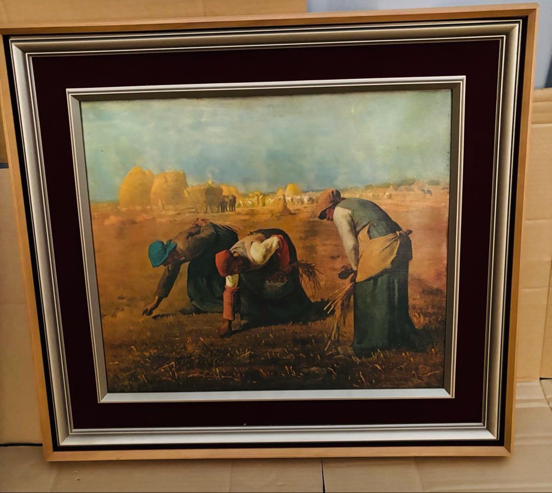 ミレー［世界の名画コレクション］『落穂拾い』複製画 人物画 田園 バルビゾン派