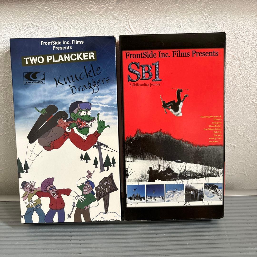 ☆❗️スキーボード /ファンスキー /スノーブレード VHSビデオ10本と本2冊