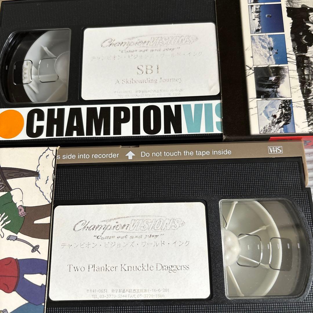 ☆❗️スキーボード /ファンスキー /スノーブレード VHSビデオ10本と本2冊