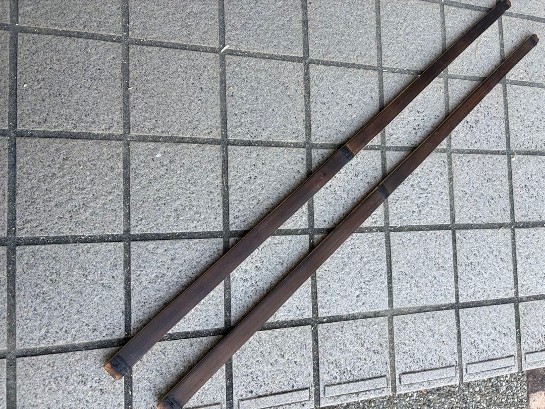 竹バチ オーダーメイド 丈夫 黒光沢