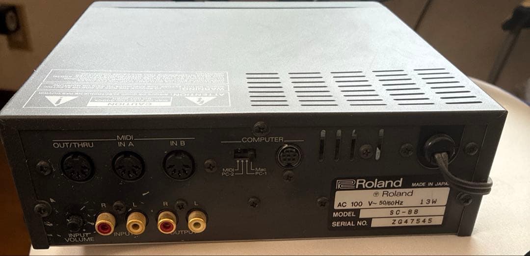 Roland Sound Canvas SC-88&取扱説明書　ジャンク品