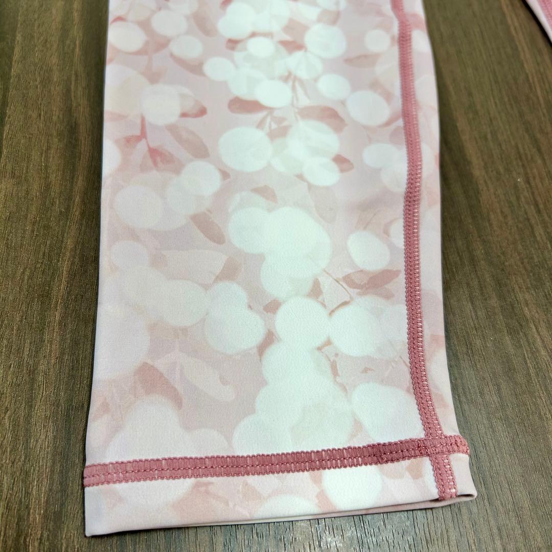 新品未使用タグ付き！SUKALA リーフパネルレギンス　L スモークピンク