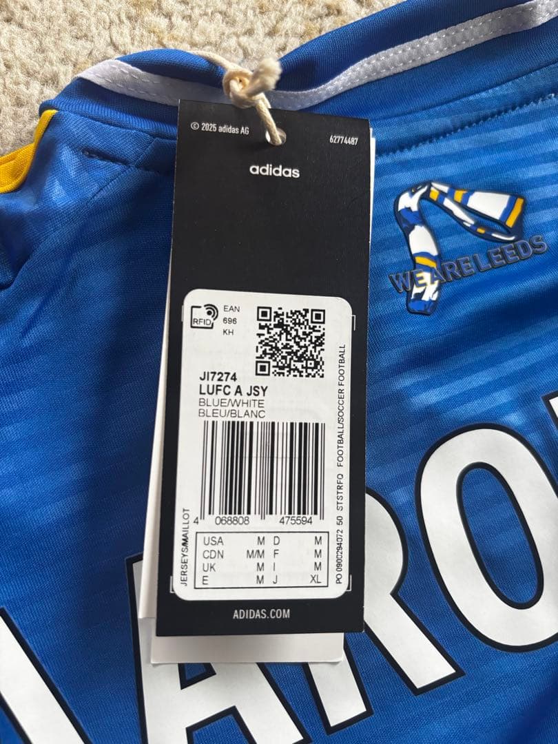 leeds リーズユナイテッドAARONSON 11 サッカーシャツ M