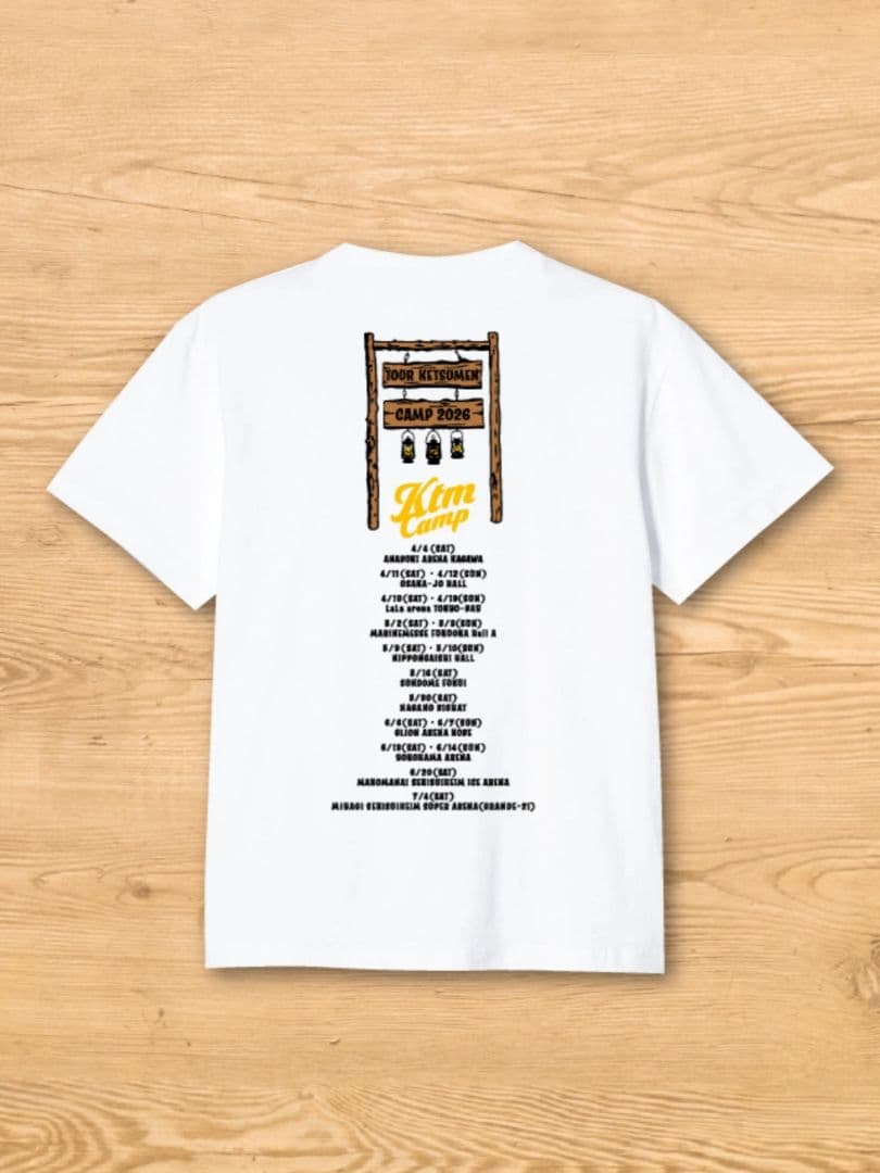 新品　CLUBケツメイシ　Tシャツ「CAMPING GIRL TEE」限定