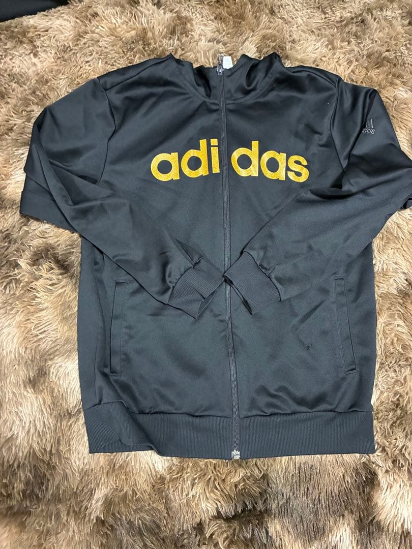 adidas ブラック ジャケット パンツ セット