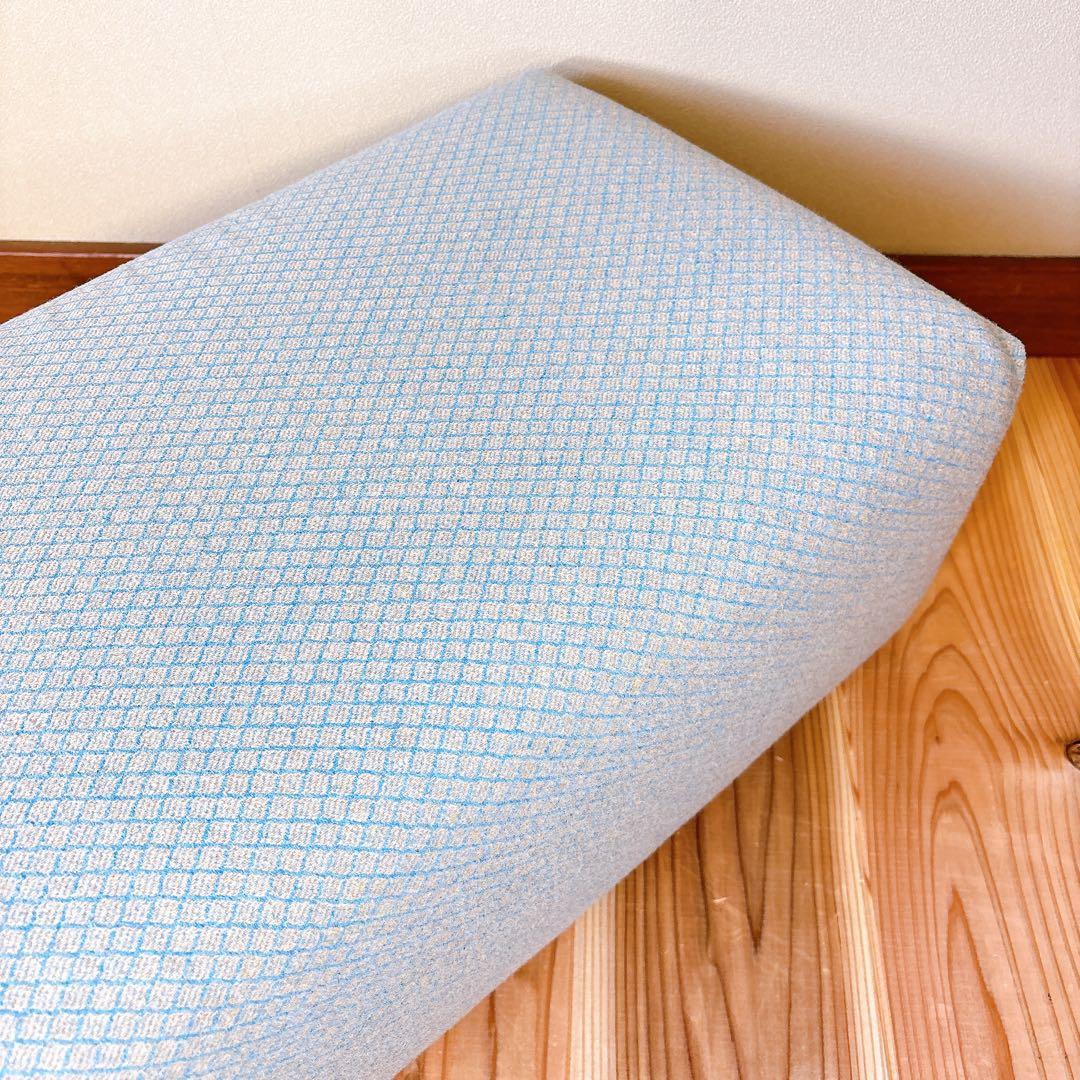 【良品】 ACTUS アクタス キューブスツール STOOL 水色×グレー