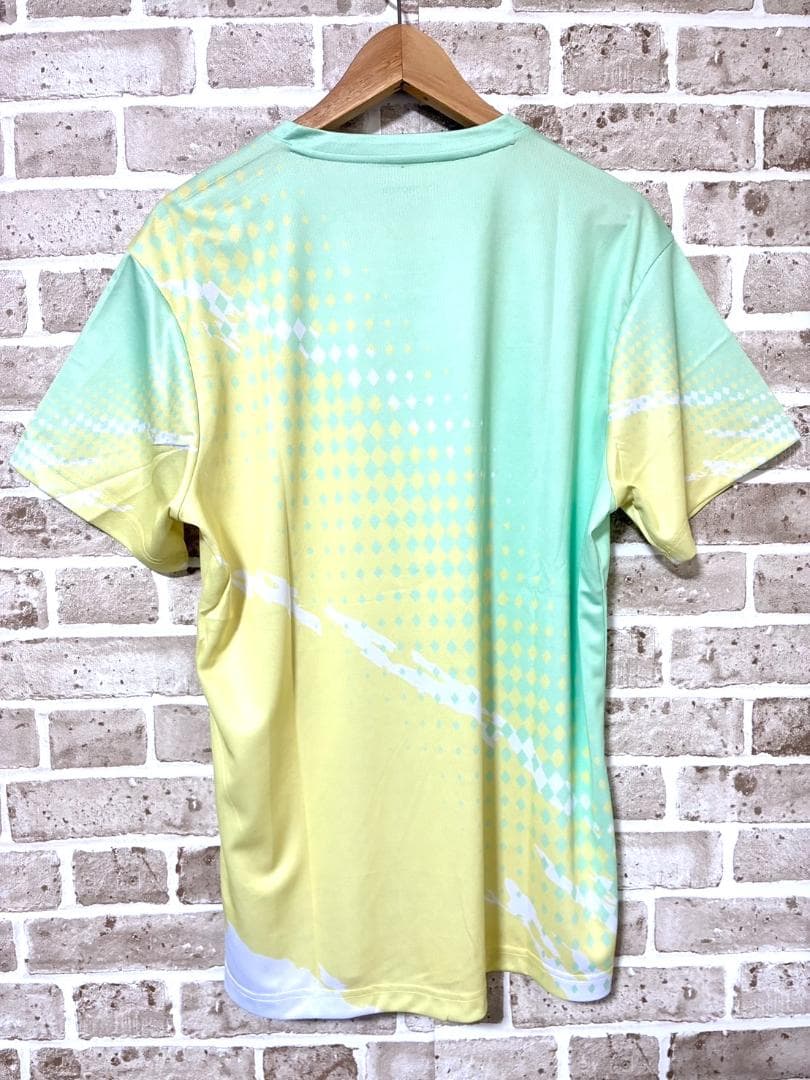 【早い者勝ち✨】新品 ビクター メンズ ゲームシャツ XL 総柄 バドミントン