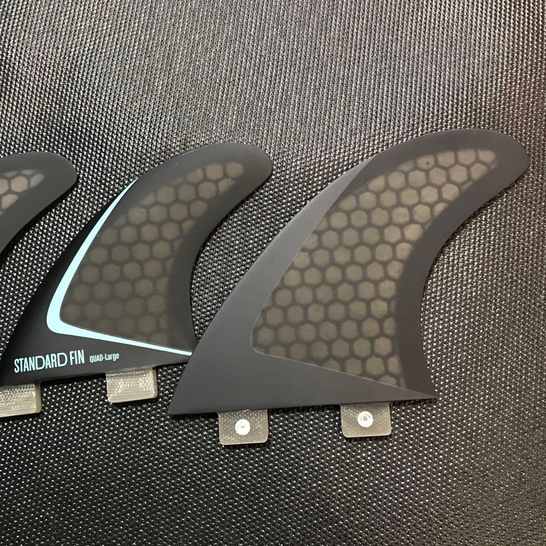 STANDARD FIN QUAD-large サーフボードフィンセット