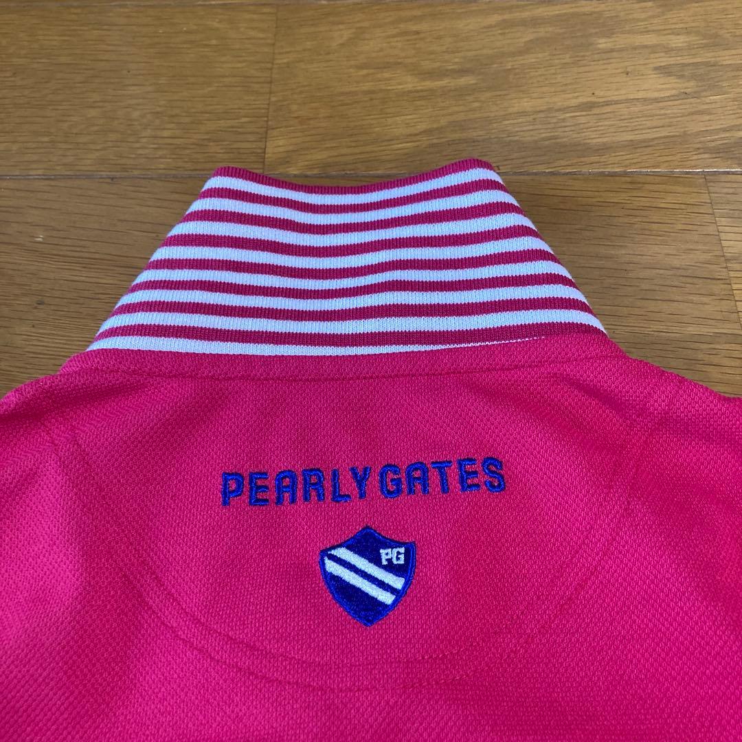 PG パーリーゲイツ　ピンクポロシャツとホワイトスカートセット