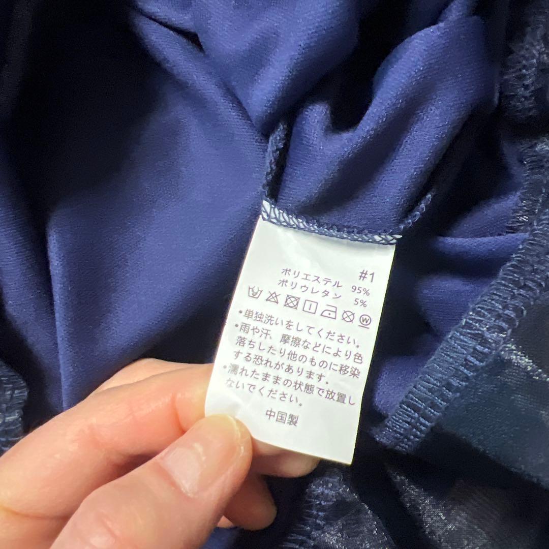 社交ダンス　ボリュームスカート　華やかローズ柄　パーティ