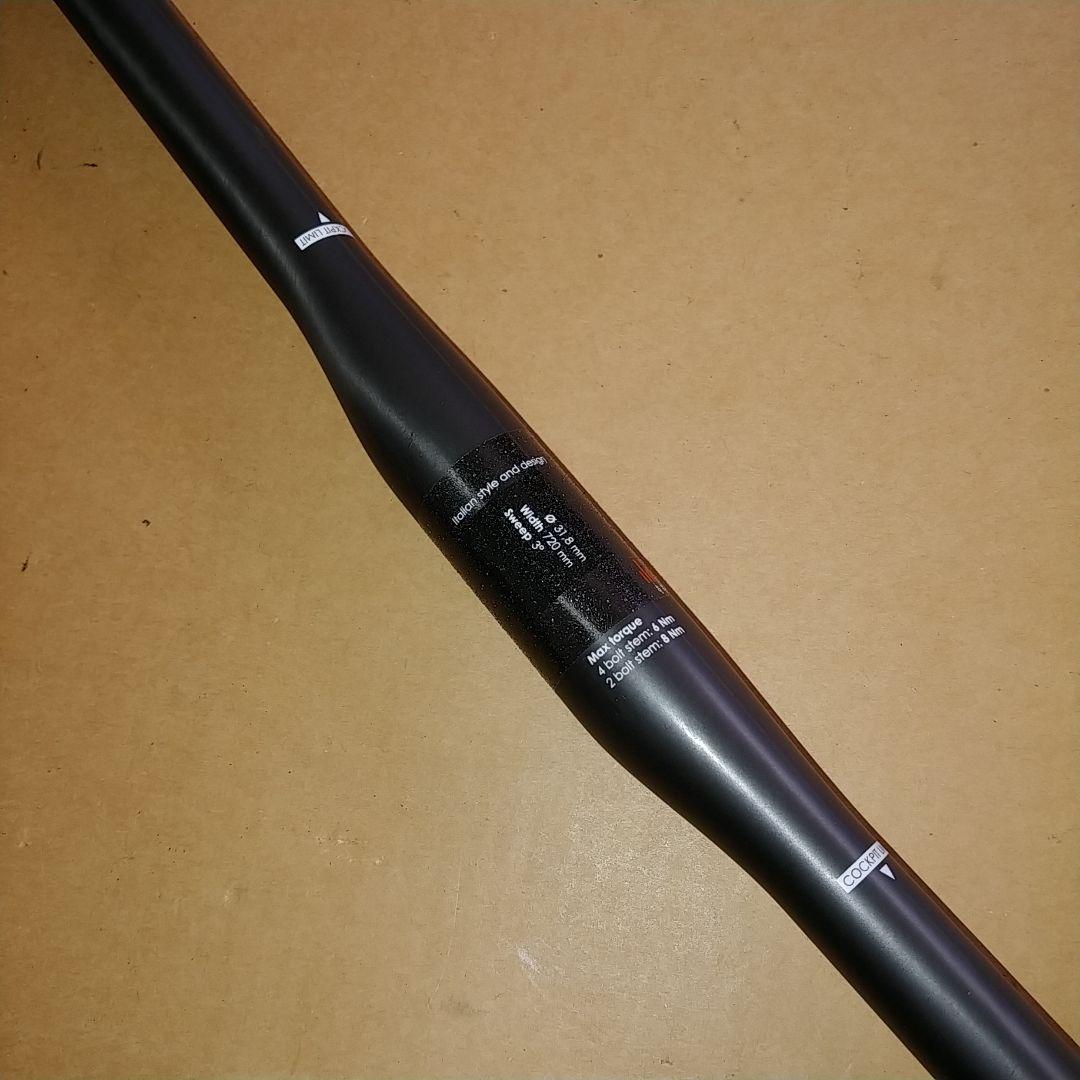 新品!! 3T カーボン フラットバー 720mm ピスト 送料無料