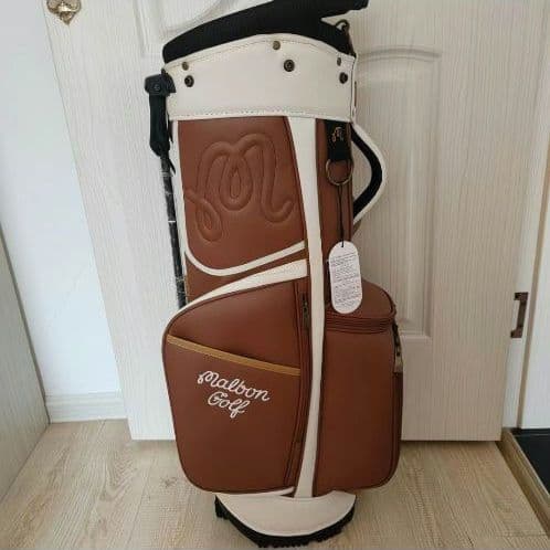 マルボンゴルフmalbon golf マルボン キャディバッグブラウン新品