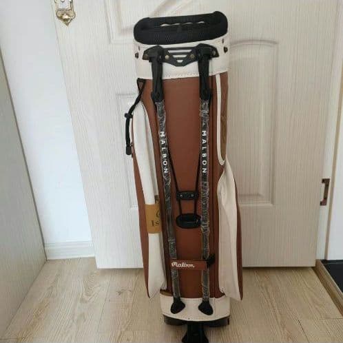 マルボンゴルフmalbon golf マルボン キャディバッグブラウン新品