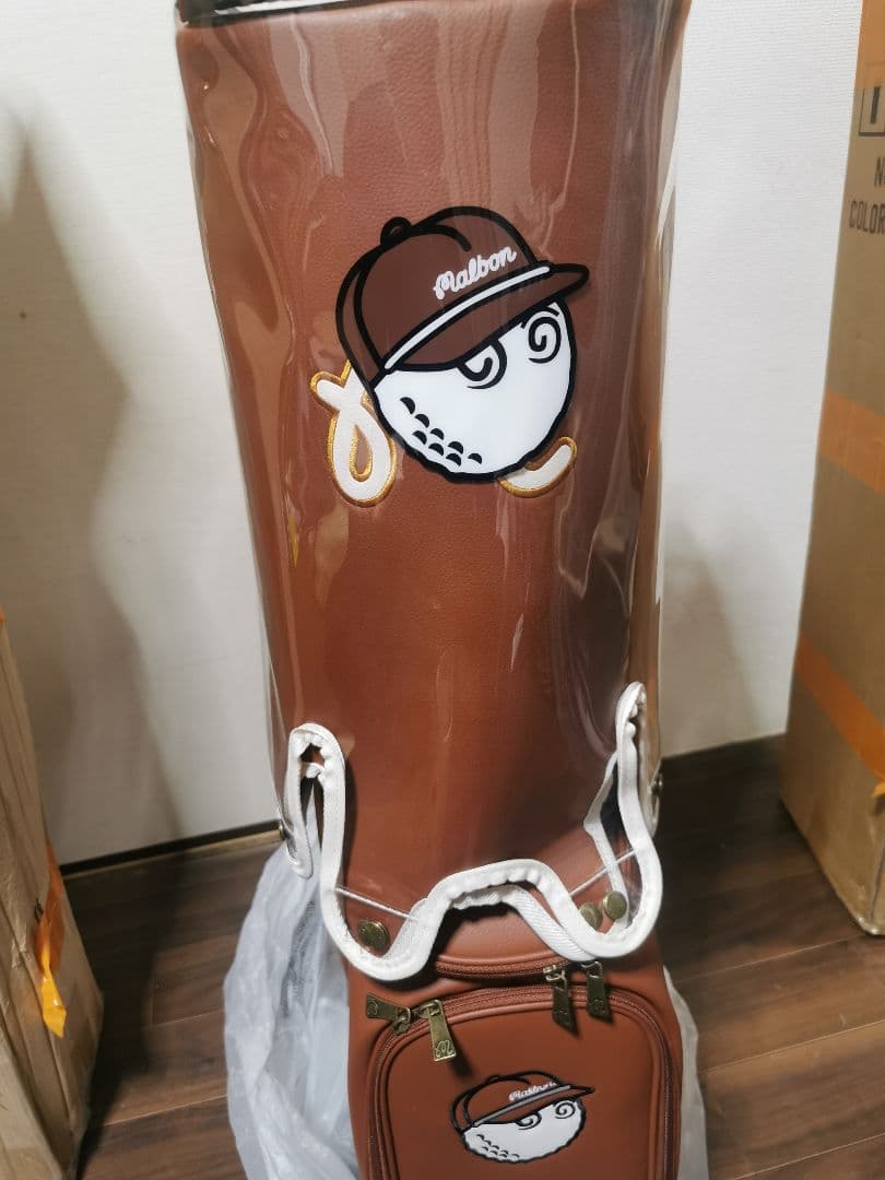 マルボンゴルフmalbon golf マルボン キャディバッグブラウン新品