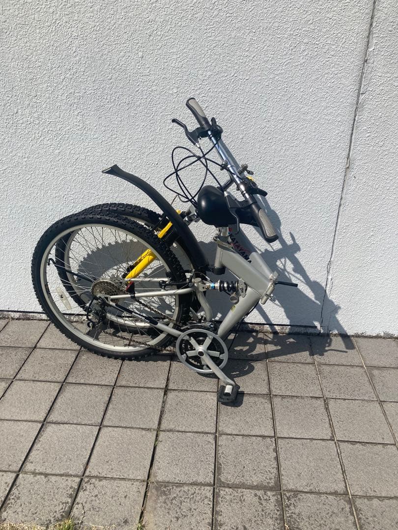 UGO片山右京モデル折りたたみマウンテンバイク　⭕️直接手渡し商品