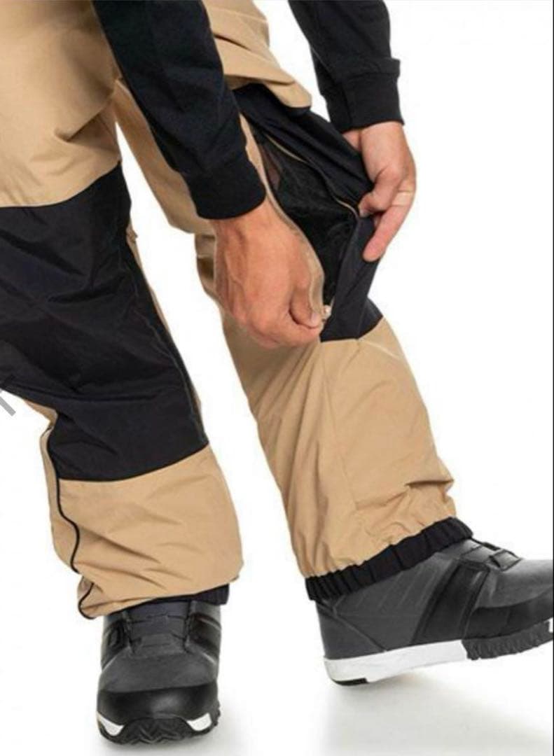クイックシルバー　スノーボードウェアパンツ　L ベージュ
