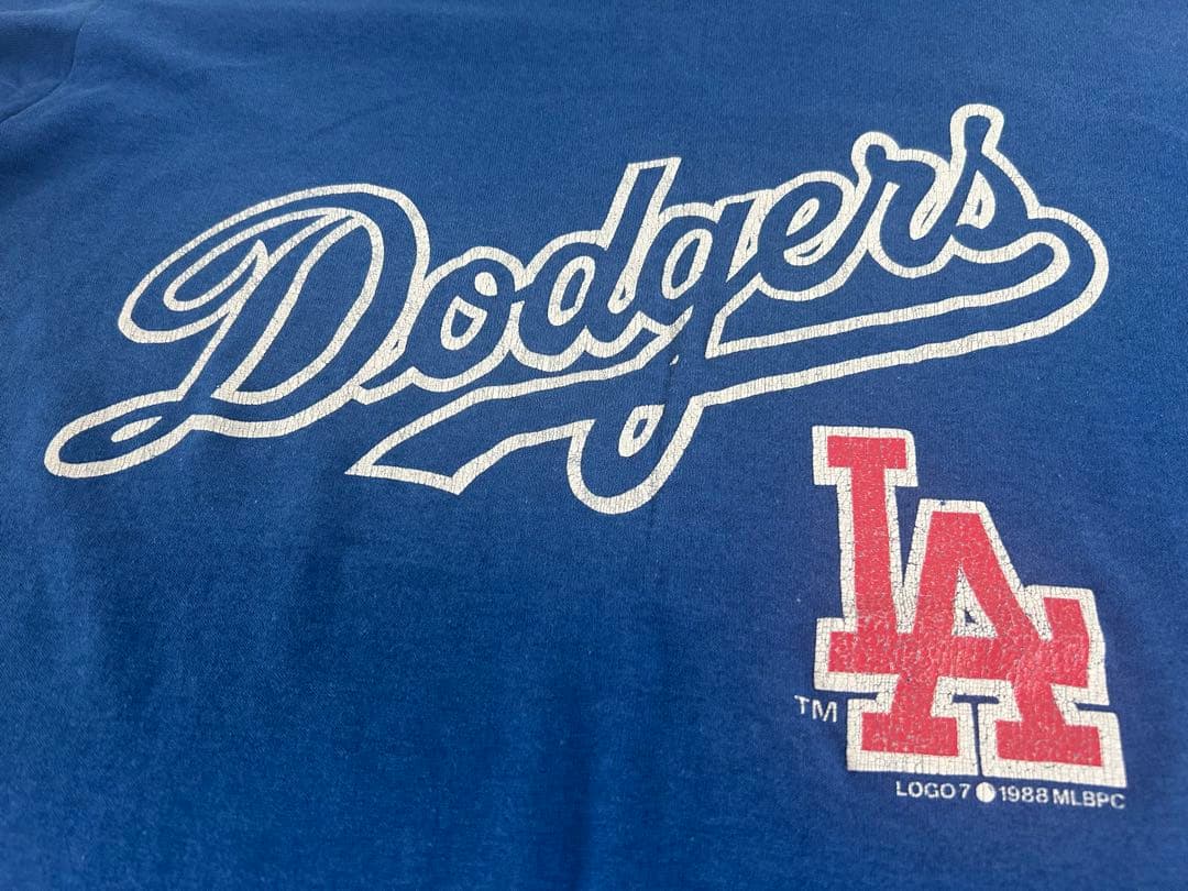 Dodgers Tシャツ LAロゴ 1988年　used