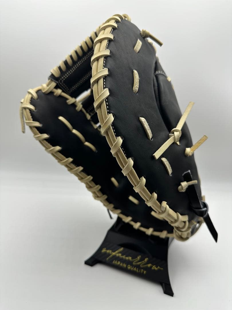 硬式野球グローブ 黒 レザー