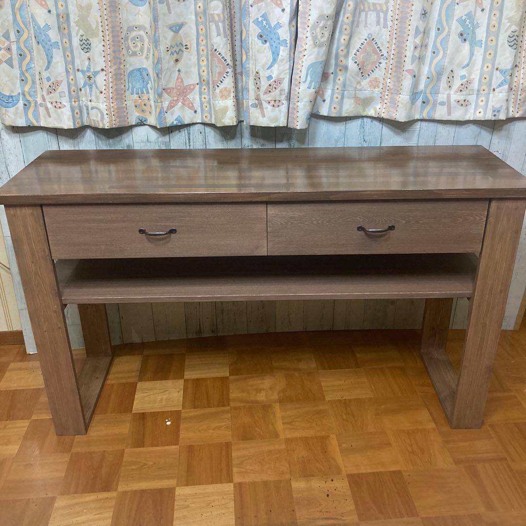 カウンターテーブル TV台 幅130cm パイン集成材