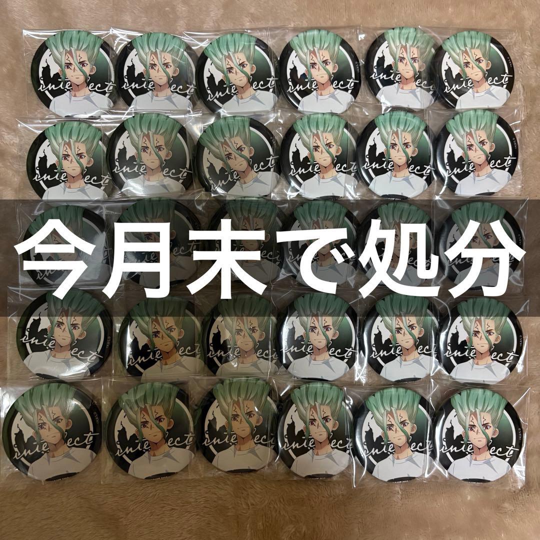 公*o様 【今月末で処分】Dr.STONE 石神千空 缶バッジ 30個 まとめ売