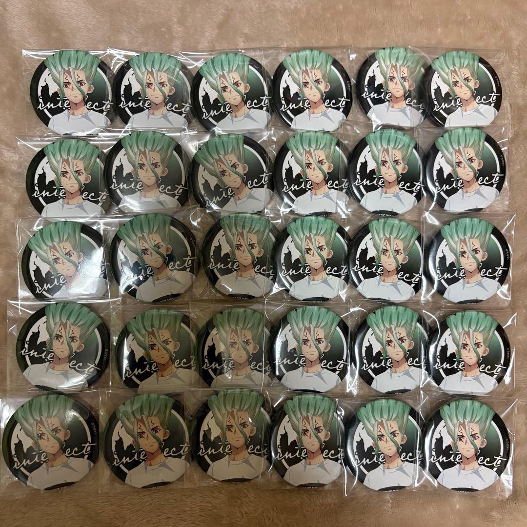 公*o様 【今月末で処分】Dr.STONE 石神千空 缶バッジ 30個 まとめ売
