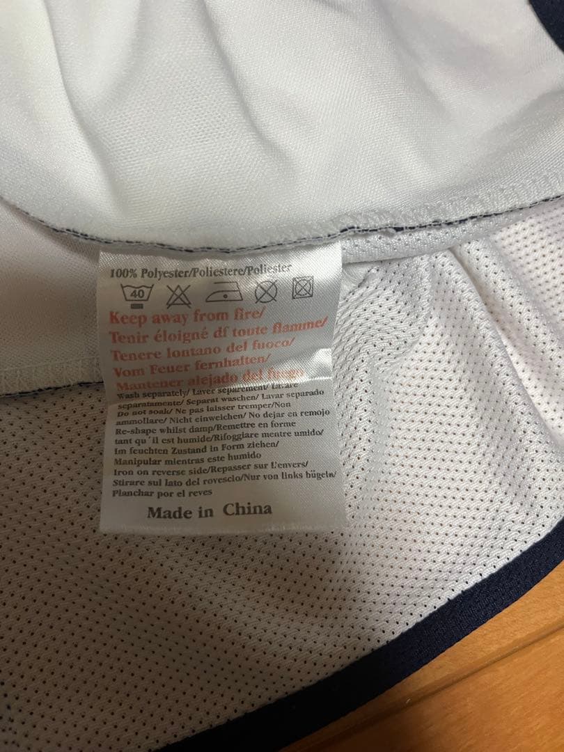 イングランド代表 Umbro ホワイト長袖シャツ