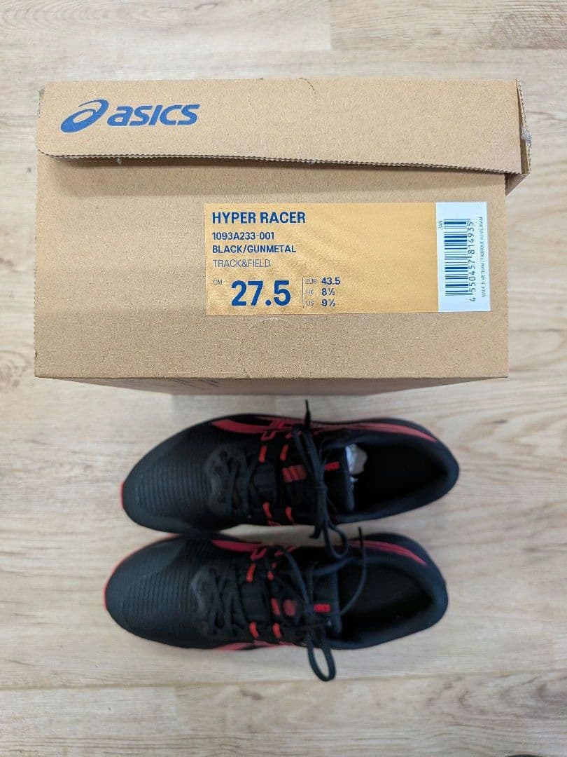 ASICS　 HYPER　RACER　27.5cm　ランニングシューズ新品未使用
