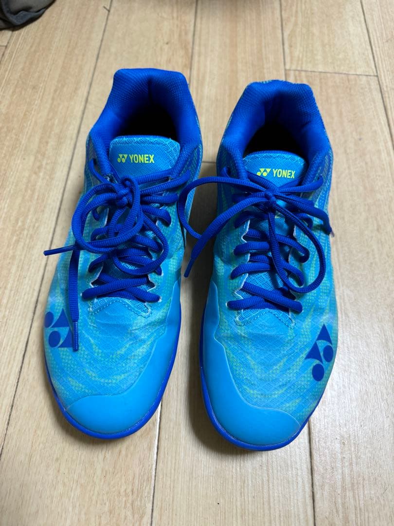 YONEX バドミントンシューズ 青 AERUS