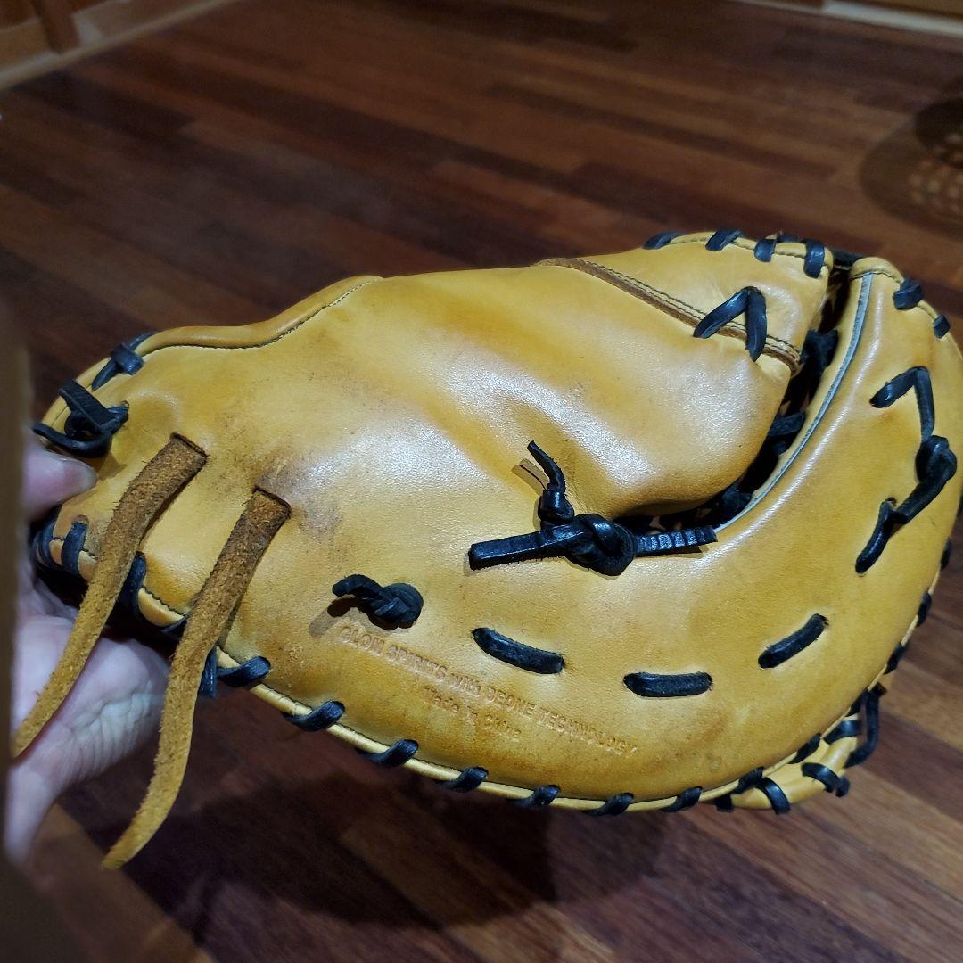 グロム ファーストミット 左利き 型付け済み