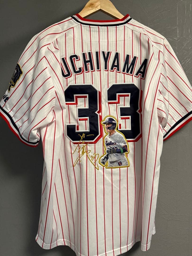 ヤクルトスワローズ 内山選手 プロ初ホームラン記念ユニフォーム Lサイズ