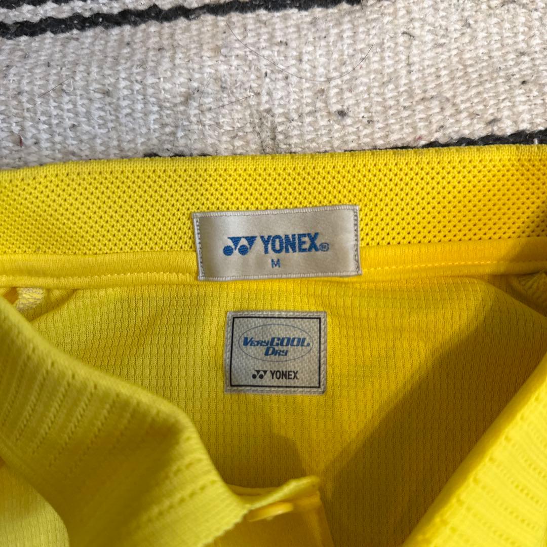 ⭐️レア　YONEX イエローポロシャツ＆ショートパンツセット M/L
