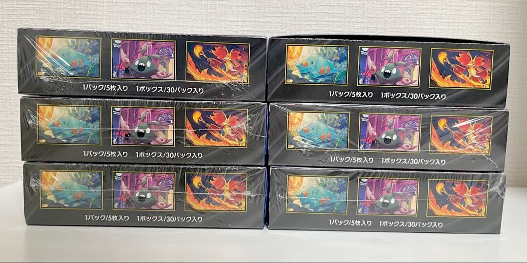 ポケカ　ニンジャスピナー　6BOX シュリンク付き シュリンクなし　ぺりぺり付き