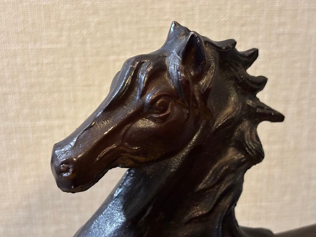 激安！ブロンズ製　左馬