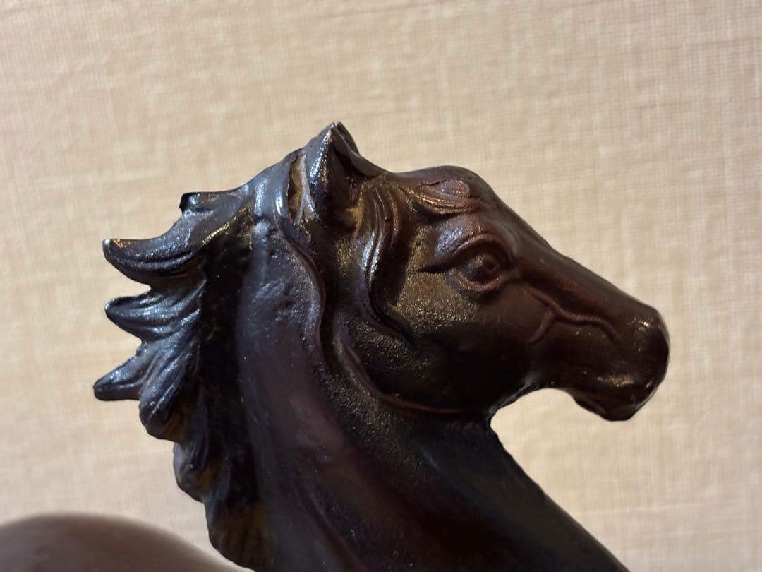 激安！ブロンズ製　左馬