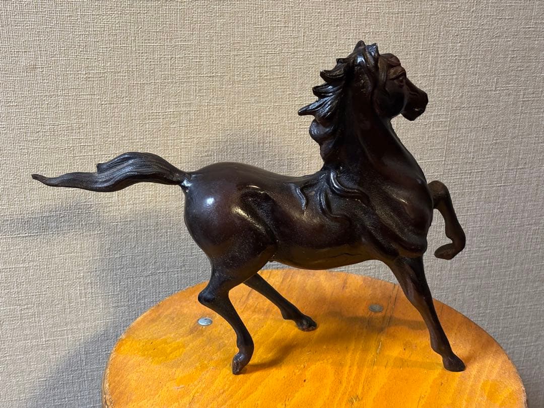 激安！ブロンズ製　左馬