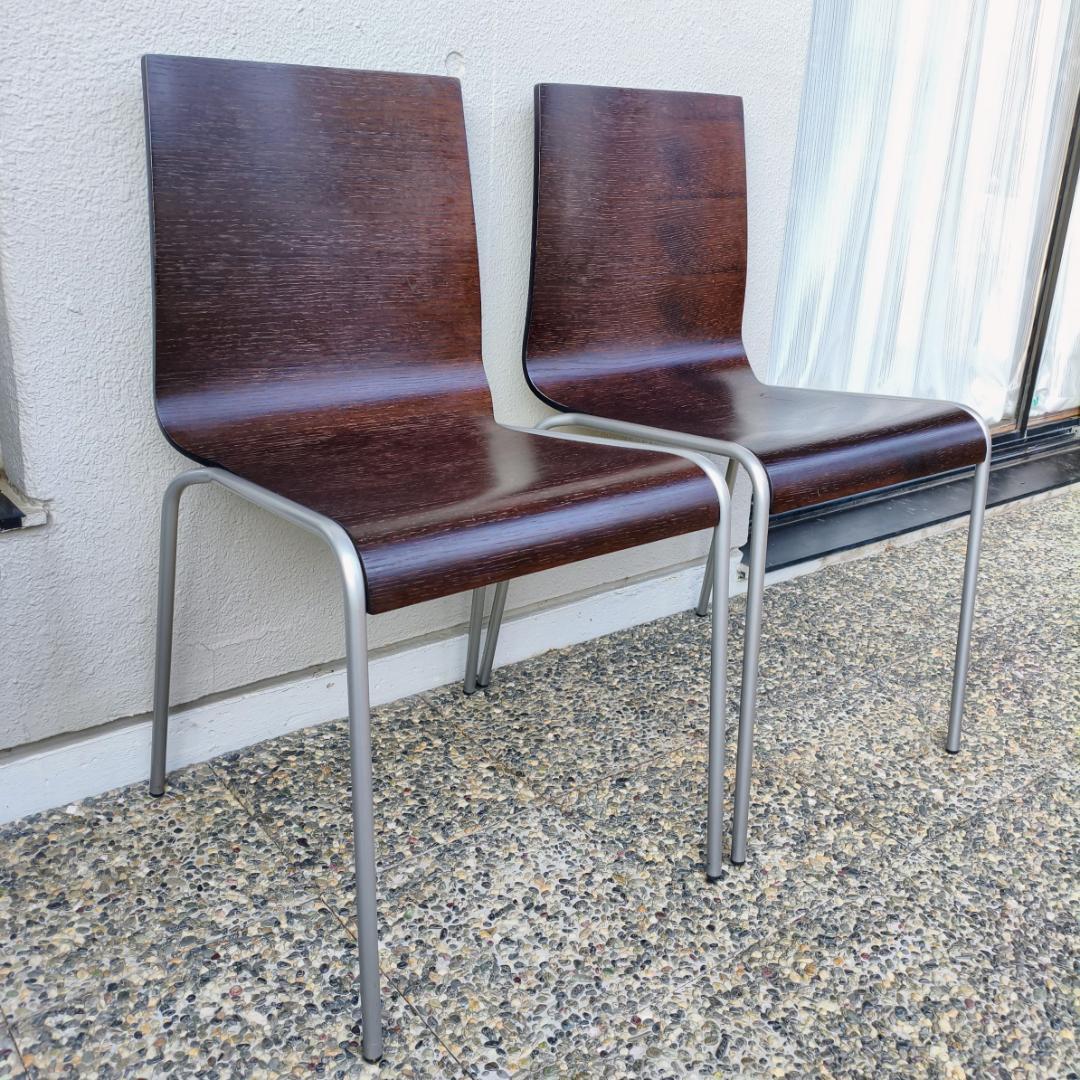 Calligaris カリガリス スタッキングチェア ITALY ２脚セット