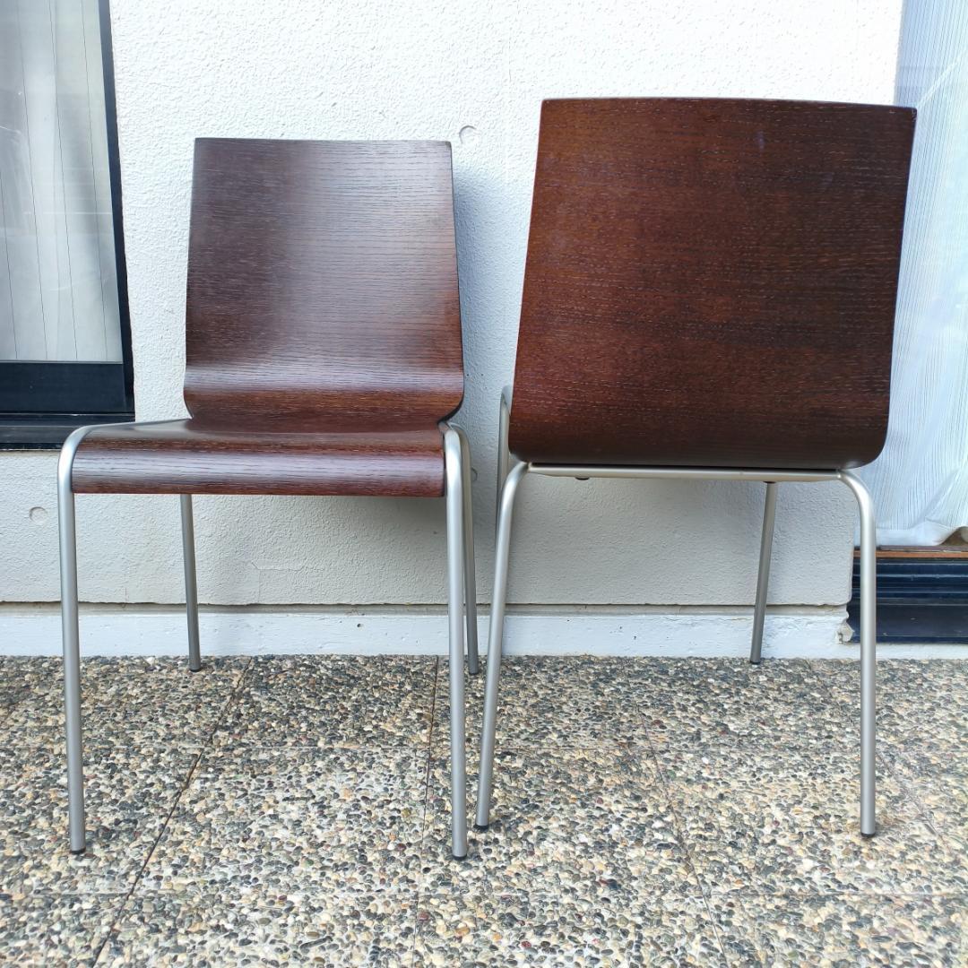 Calligaris カリガリス スタッキングチェア ITALY ２脚セット