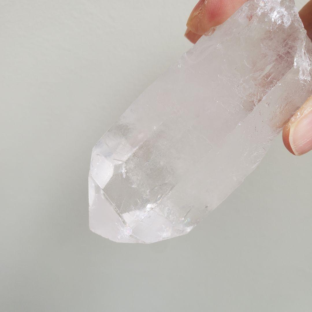 大きめ246.5g 幸運を呼ぶ虹水晶・ブラジル産 ポイント パワーストーン