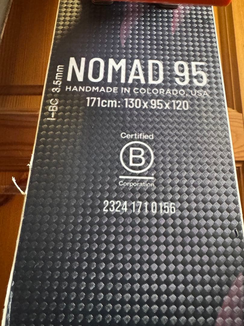 NTNビンディング付き！ICELANTIC NOMAD 95 171cm