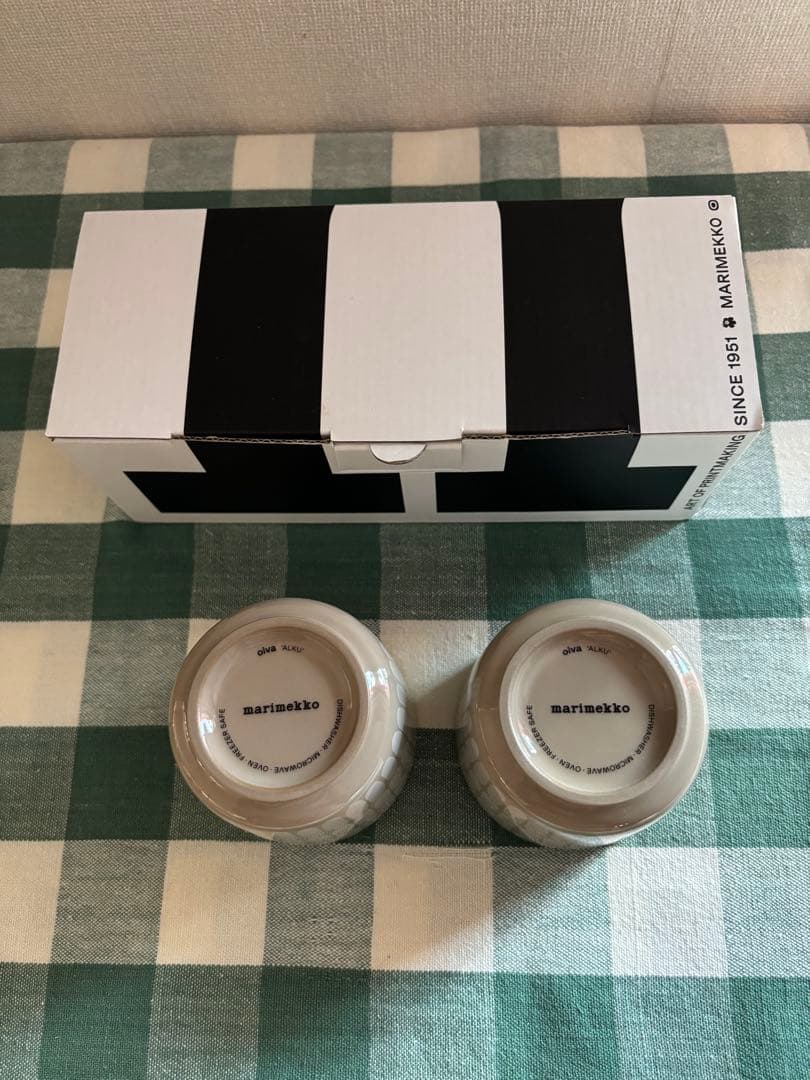 【新品】marimekko マリメッコ ALKU アルク コーヒーカップ 2個
