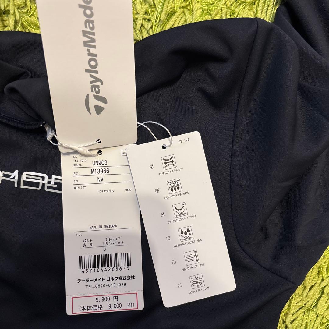 ラスト1点【TaylorMade】M 新品✨春ゴルフ　ロゴモックネックトップス