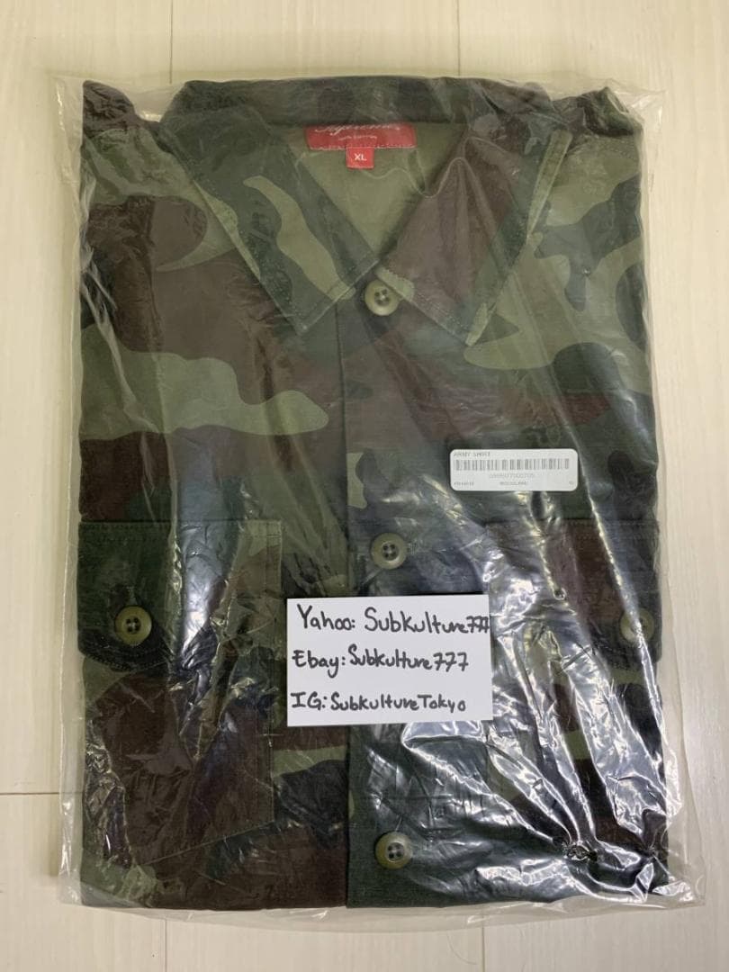 Supreme WOODLAND XL シュプリーム キャモ　迷彩　希少