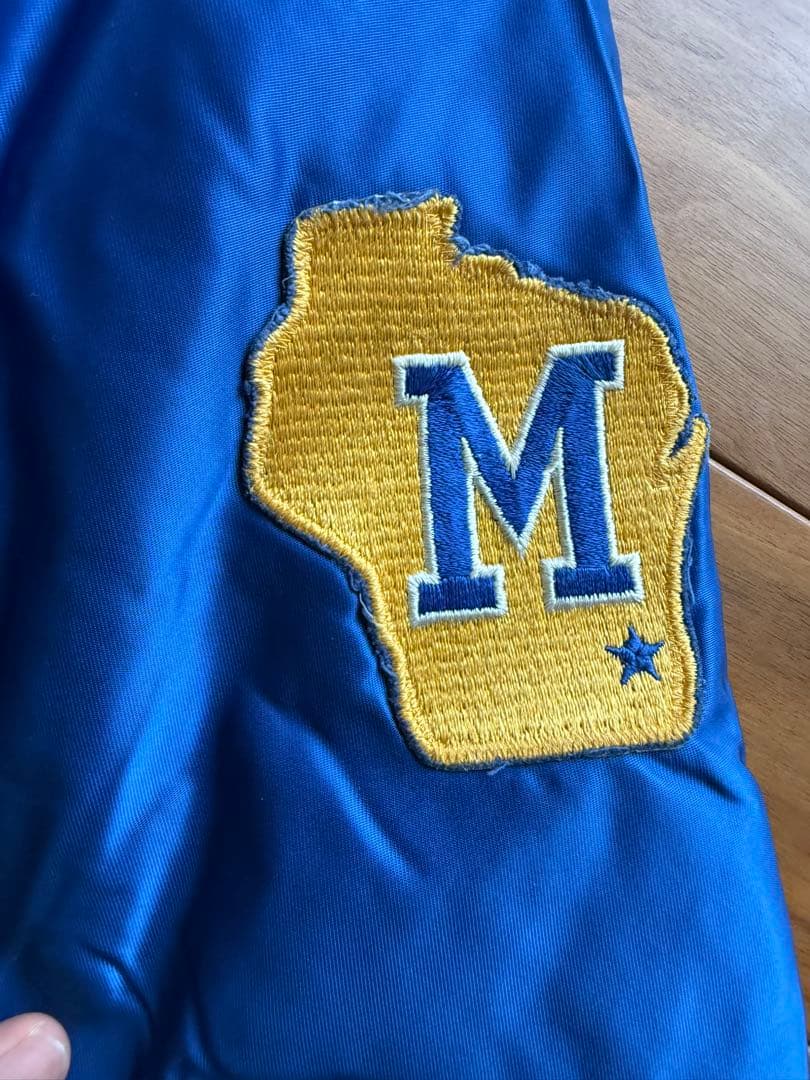 BREWERS ナイロンジャケット 青